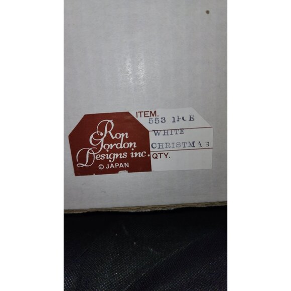 Ron Gordon Designs Inc. White Christmas Ceramic Santa & Mrs. Claus Swing Figurin - Picture 6 of 11